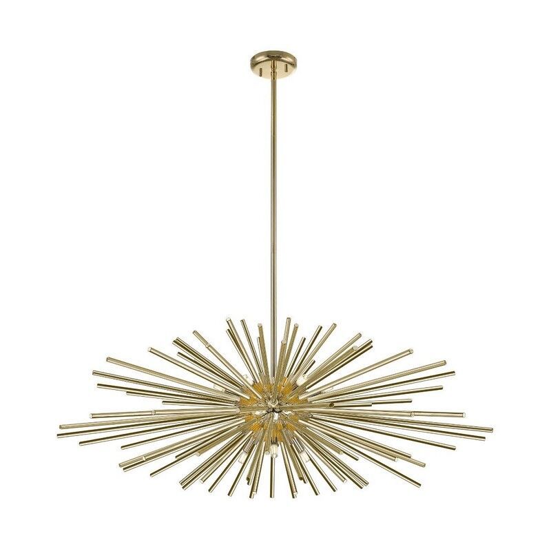 Design hanglamp Milos, goud, glas Design hanglamp Milos, goud, glas