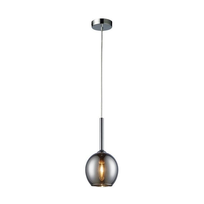 Design hanglamp Gwendolynn, chroom, glas Design hanglamp Gwendolynn, chroom, glas