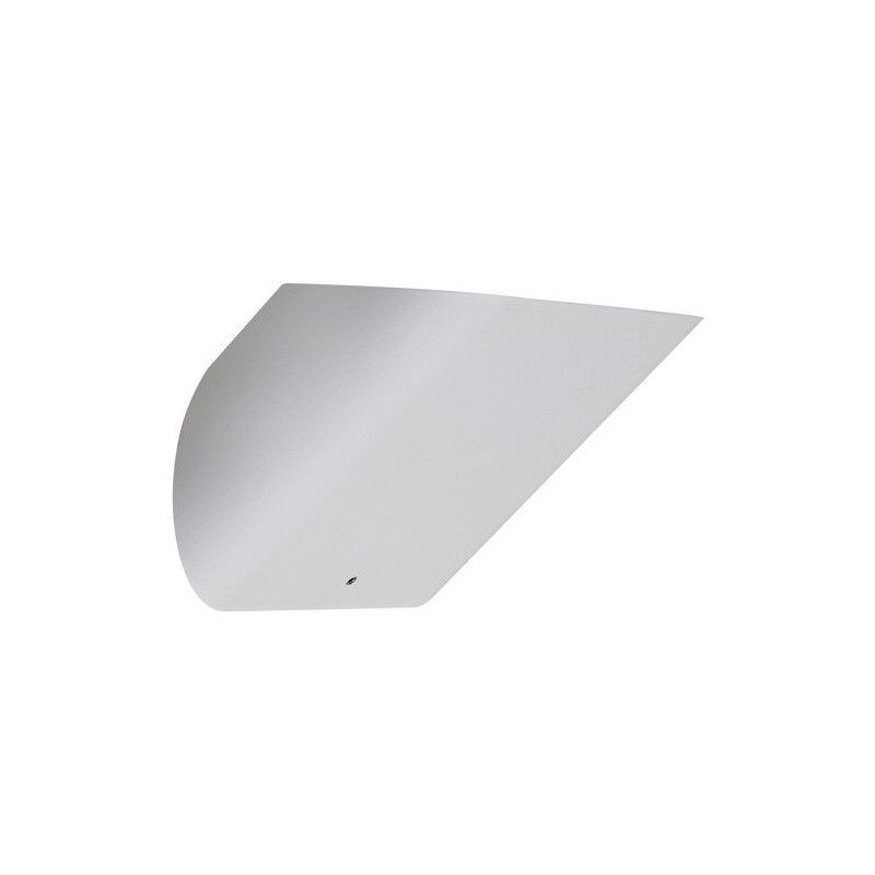 Aluminium wandlamp Sam, wit