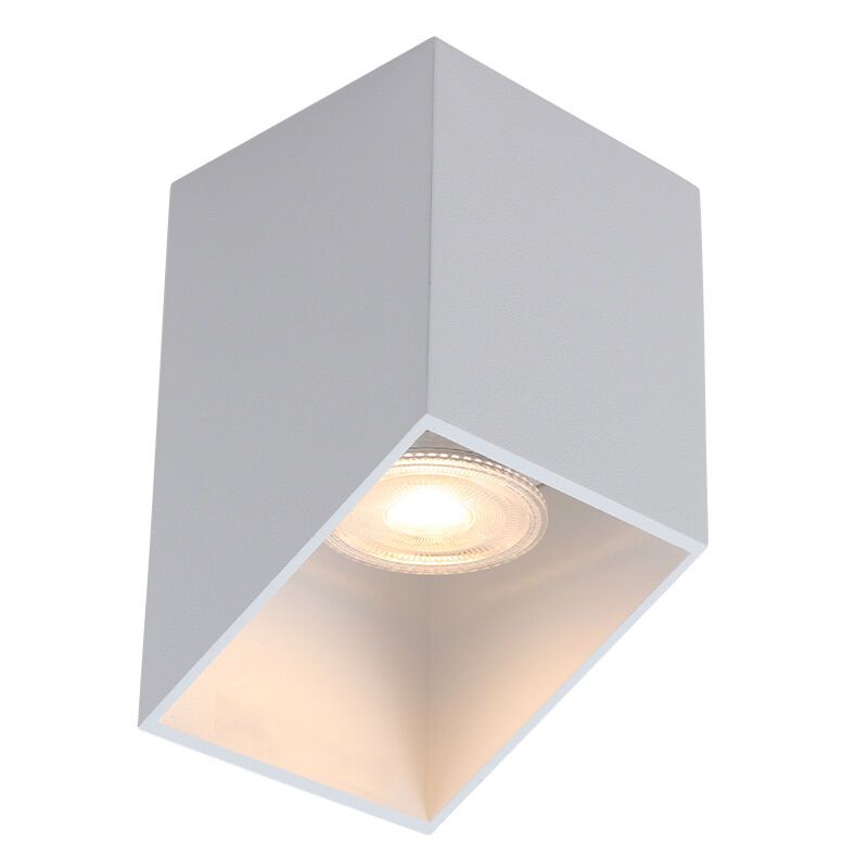 Aluminium opbouwspot Neva, wit Aluminium opbouwspot Neva, wit