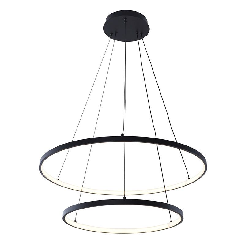 Design hanglamp zwart, Kubra, 50W, warm tot koud wit verstelbare LED Design hanglamp zwart, Kubra, 50W, warm tot koud wit verstelbare LED