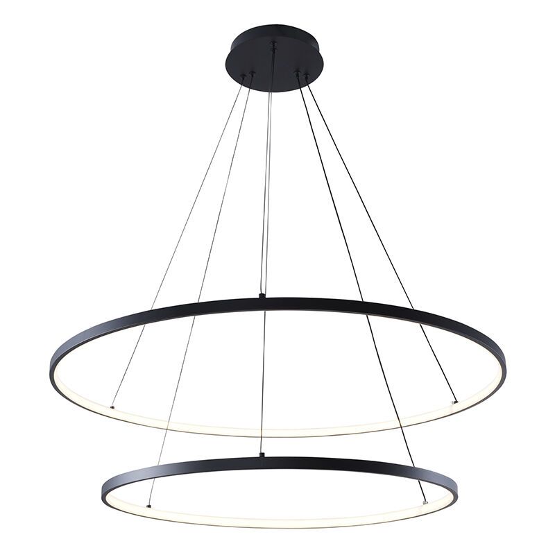 Design hanglamp zwart, Kubra, 60W, warm tot koud wit verstelbare LED