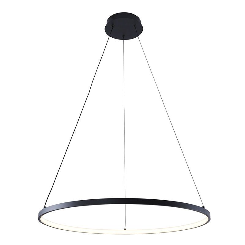 Design hanglamp zwart, Kubra, 28W, warm tot koud wit verstelbare LED