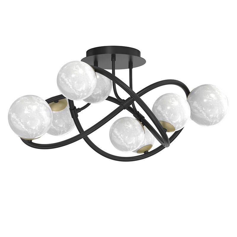 Moderne plafondlamp wit, Moritz