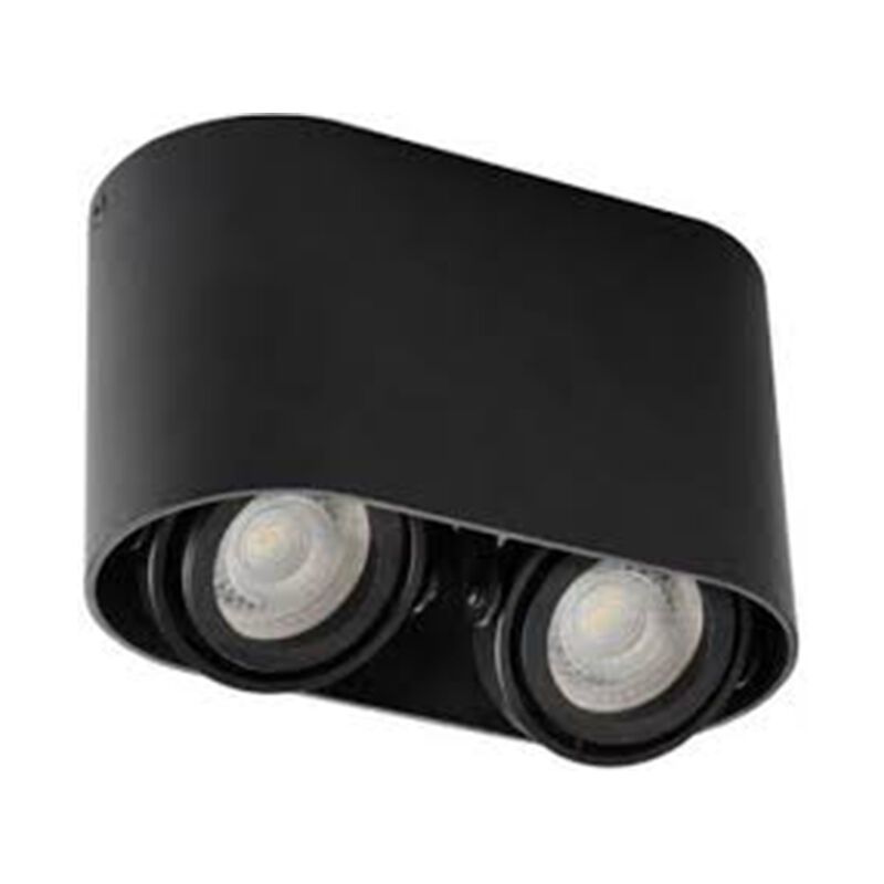 Zwarte opbouwspot Zwarte opbouwspot