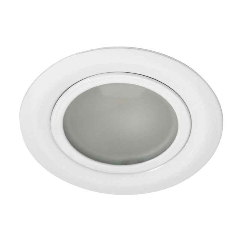 Witte inbouwspot rond, 6 cm zaagmaat Witte inbouwspot rond, 6 cm zaagmaat