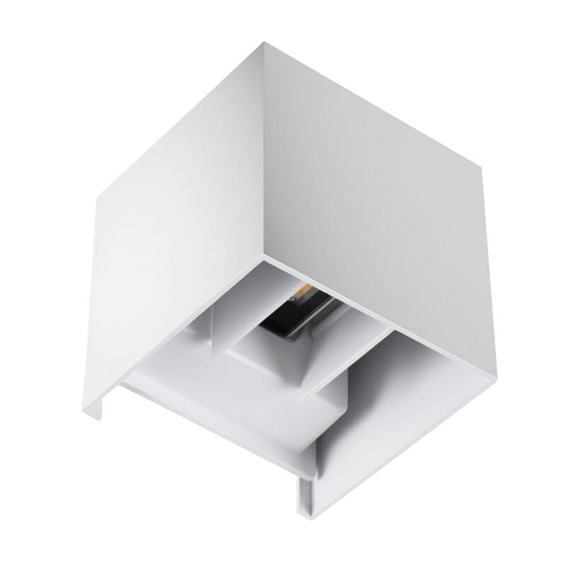 Witte up down buiten wandlamp 7W, 4000K, IP54