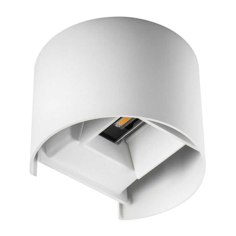 Witte up down buiten wandlamp 7W, 4000K, IP54