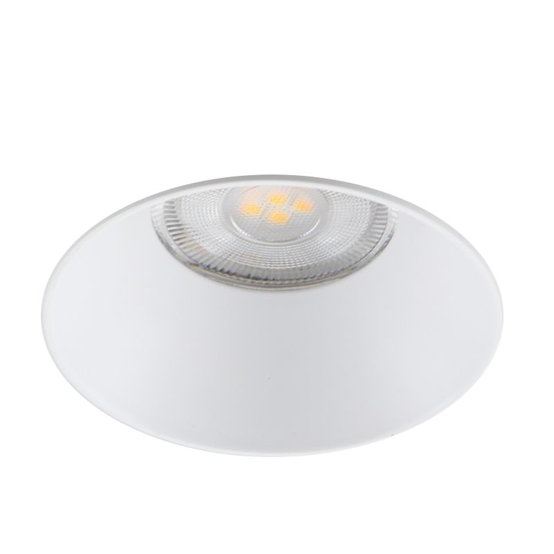 4x Sweet LED Inbouwframe Incl. GU10 Fitting IP44 Inbouwspots Voor De Badkamer Ronde Van Aluminium Oe 84mm Wit 1383989134