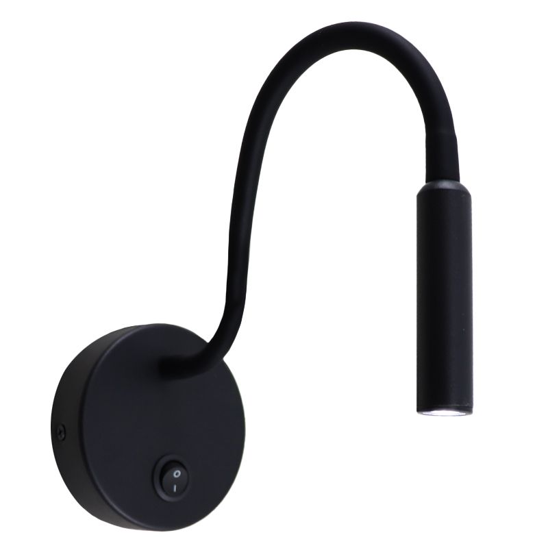 Wandlamp Lucande Brinja, 45 cm, draaibaar, leeslampje, E27