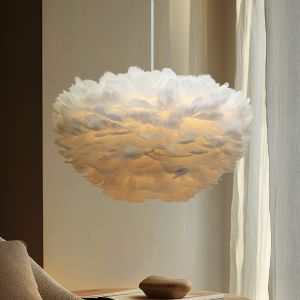 Stoffen hanglamp wit, Suzie