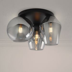 Design plafondlamp grijs, Lazaro