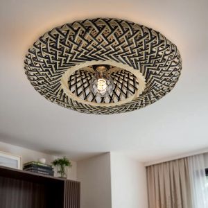 Rotan plafonnière bruin, Heimen