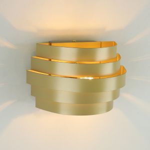 Moderne up down wandlamp goud, Sonay