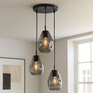 Design hanglamp grijs, Evito