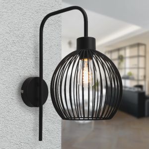 Industriële wandlamp zwart, Wiro