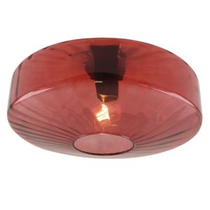 Design plafondlamp rood, Sevda