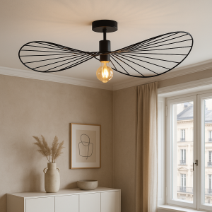 Moderne plafondlamp zwart, Jolinda