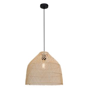 Rotan hanglamp bruin, Marcia