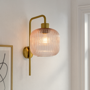 Design wandlamp roze, Charlois