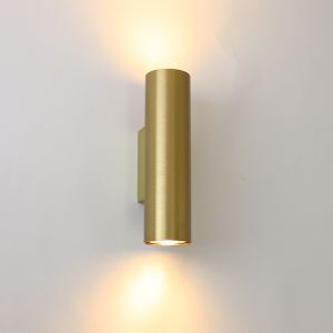 Moderne up down wandlamp messing, Nadi