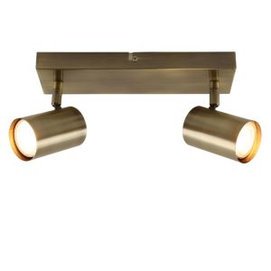 Moderne plafondspot brons, Elena