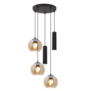 Moderne hanglamp zwart, Gianni