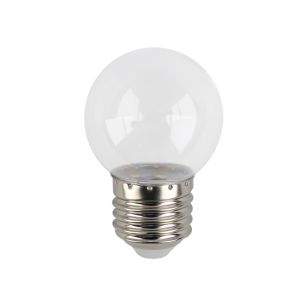 Warm witte transparante LED lamp - 1 Watt