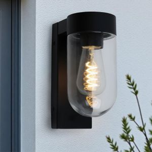 Aluminium buitenlamp zwart, Bella, IP44