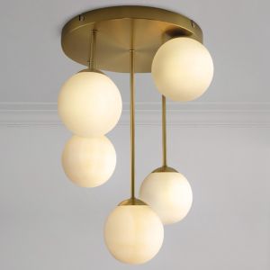 Design plafondlamp messing, Stacy