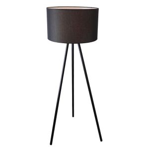 Moderne vloerlamp zwart, Janou, met schakelaar