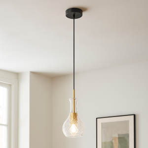 Design hanglamp transparant, Danny
