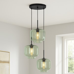 Retro hanglamp groen, Anniek