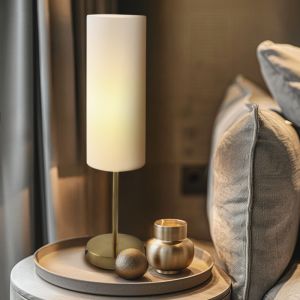 Moderne tafellamp wit, Gaya, met schakelaar