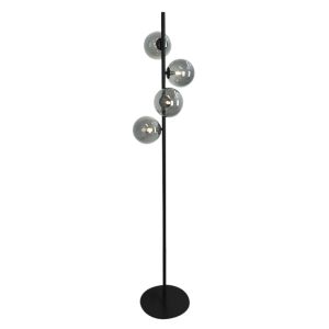 Design vloerlamp grijs, Remo, met schakelaar