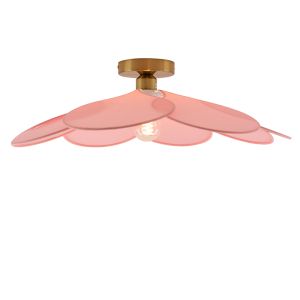 Landelijke plafondlamp roze, Nena