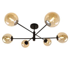 Design plafondlamp amber, Remo