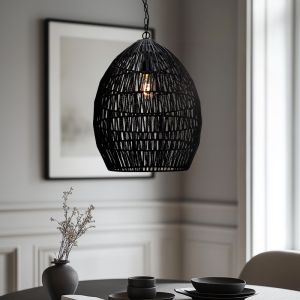 Industriële hanglamp zwart, Peggy