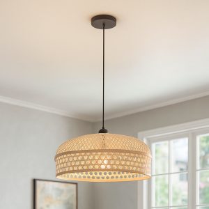 Bamboe hanglamp bruin, Jennifer
