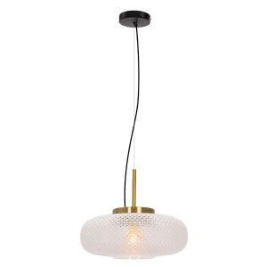 Retro hanglamp transparant, Johnson
