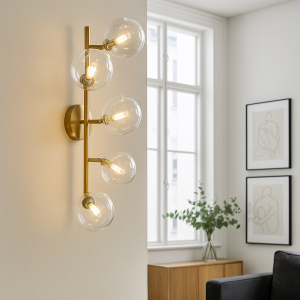 Design wandlamp transparant, Remo