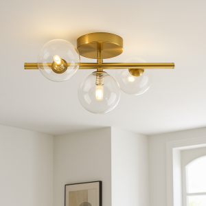 Design plafondlamp transparant, Remo