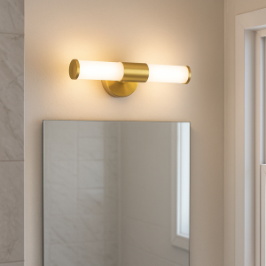 Moderne badkamer wandlamp goud, Callum, IP44