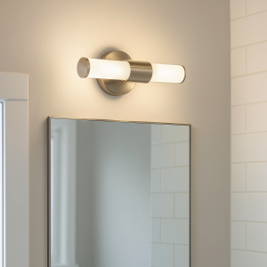 Moderne badkamer wandlamp nikkel, Callum, IP44