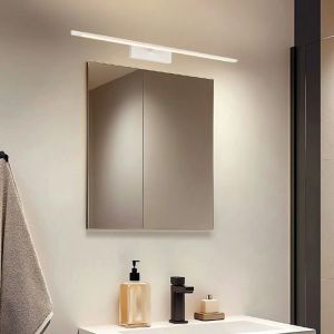 Moderne spiegelverlichting wit, Steffy, 8W, 3000K LED, IP44