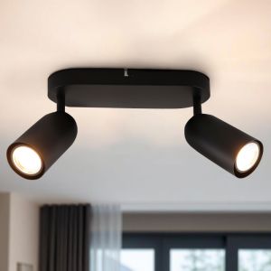 Moderne plafondspot zwart, Jacey