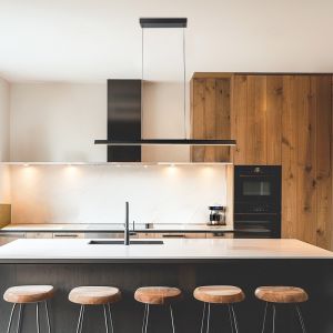 Moderne hanglamp zwart, Iwan, 18W, 3000K LED