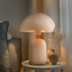 Moderne tafellamp roze, Isha, met schakelaar