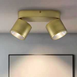 Moderne plafondspot messing, Thomas