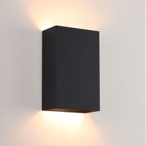Moderne wandlamp zwart, Perry
